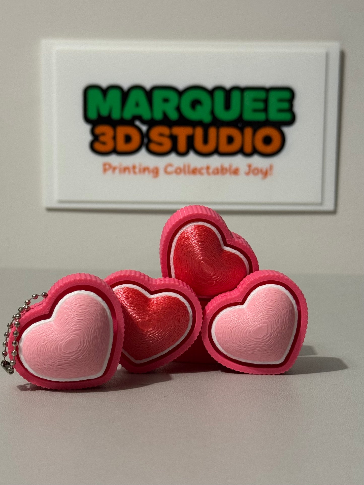 Love HEART Keychain