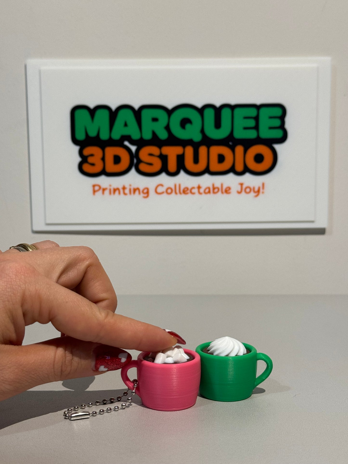 Warm CUPPA Keychain