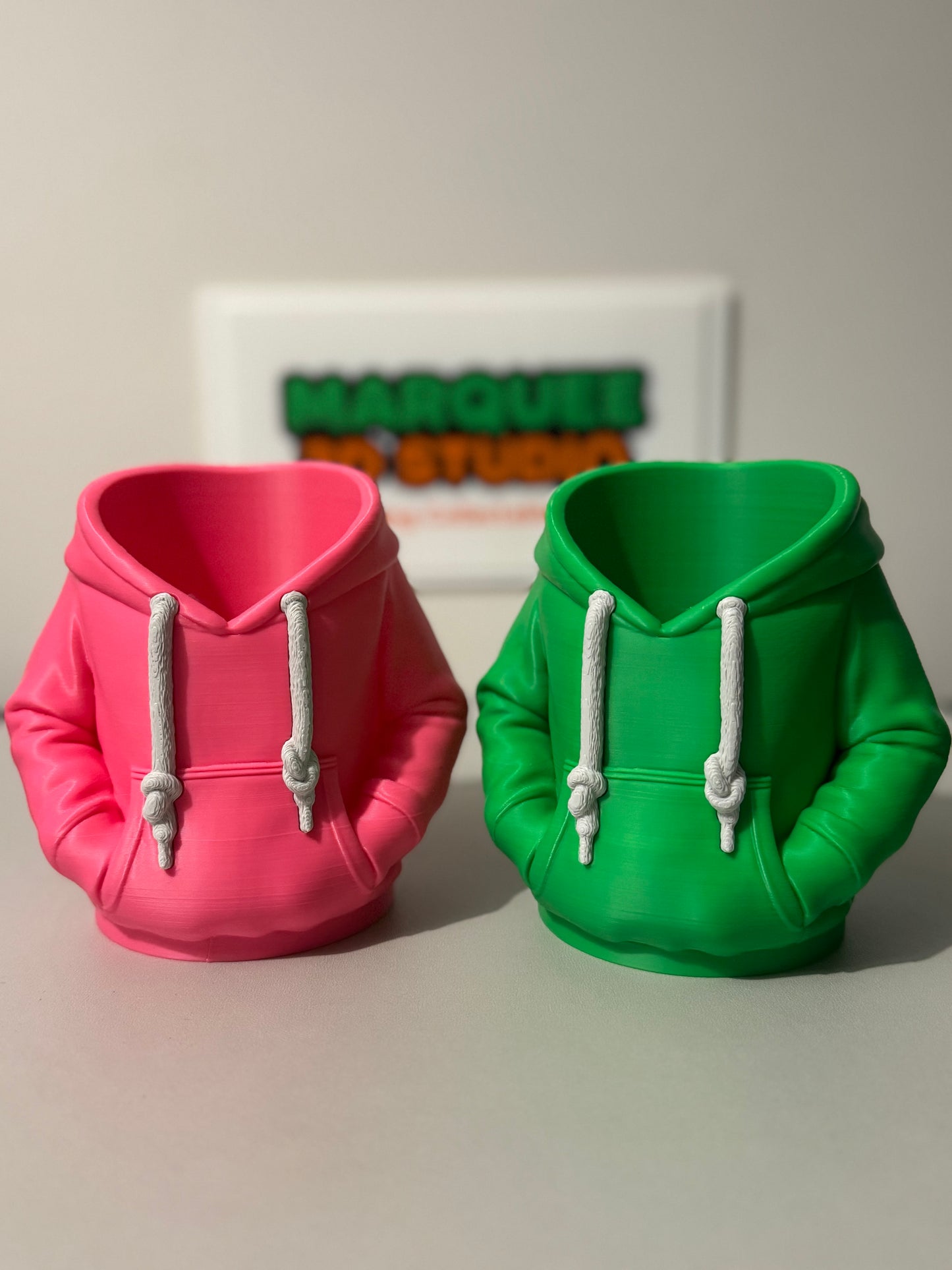 Hoddie Can Holder - CEMENT DRAWSTRING