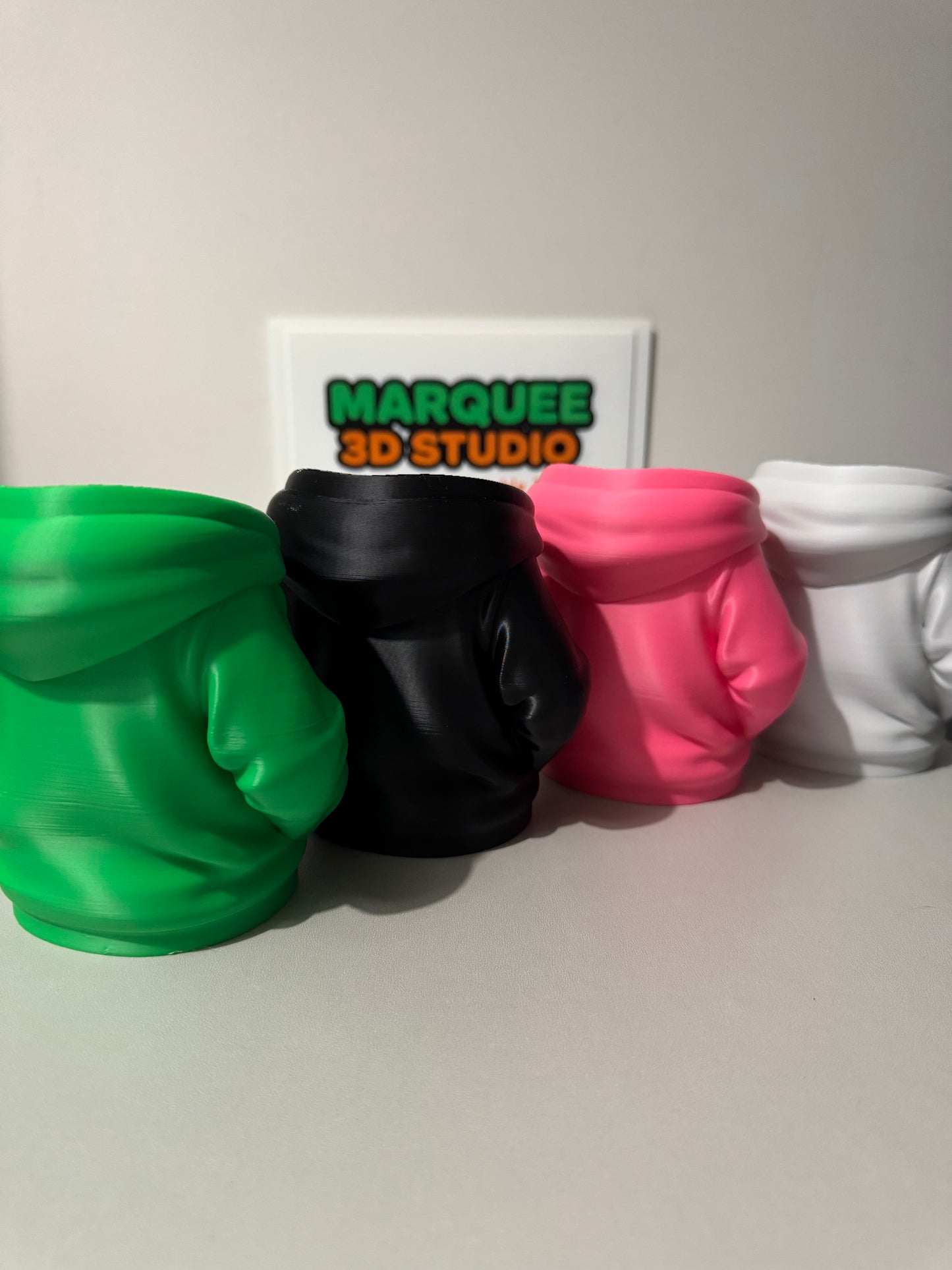 Hoddie Can Holder - CEMENT DRAWSTRING